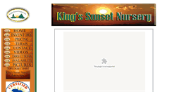 Desktop Screenshot of kingssunsetnursery.com